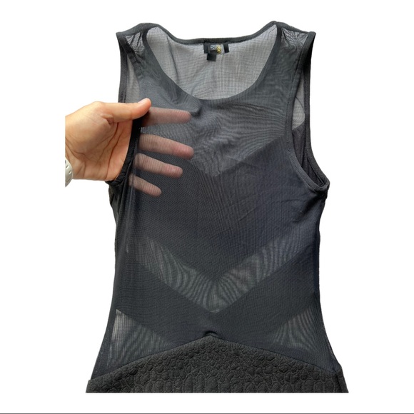 Sky Mesh Panel Cut-Out Dress - Picture 5 of 5